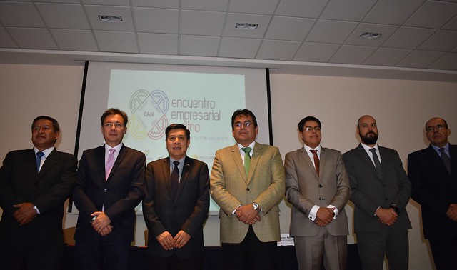 Presentación del VII Encuentro Empresarial Andino en Arequipa, Perú