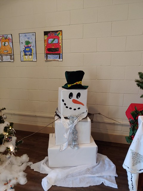 2018 Dec 5 Festival of Tables and Trees Snowman