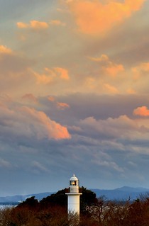 Cape-Otsu Lighthouse of the Sunset