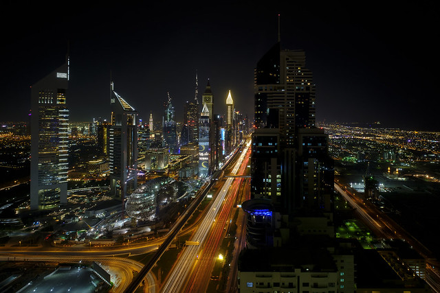 Dubai Downtown @ Night