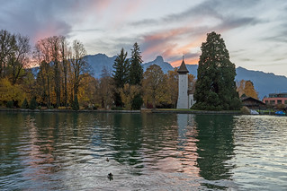 Sunset at the Aare