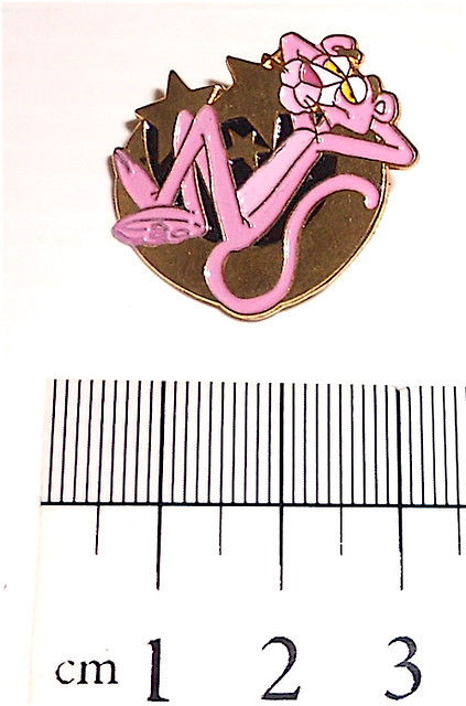 PANTERA ROSA - PINK PANTHER  90s metal pin