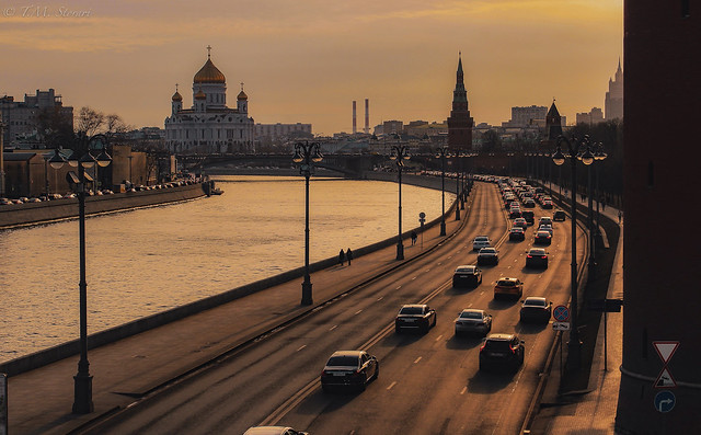 Late afternoon in Moscow