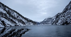 Frozen fjord