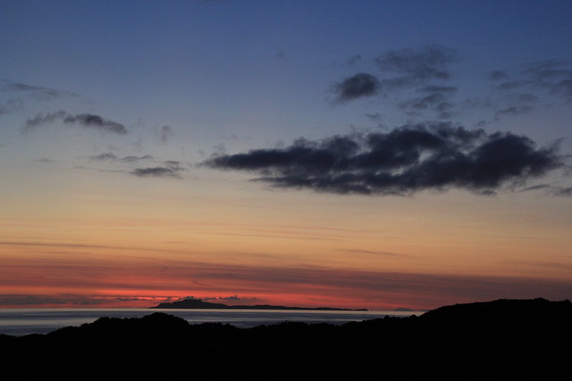 Sunset over the Western Isles, Highlands, Scotland.