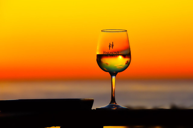 Sunset in a Chardonnay