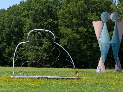 virginia bobcage bobcagesculpturefarm publicart outdoorsculpture outdoorart folkart junkart halifaxcounty
