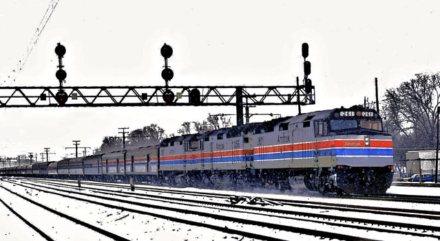 Amtrak 261, 258 & 342 (EMD F40PH's)