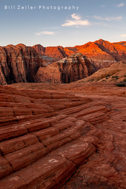 First Light on Snow Canyon S.P., Utah