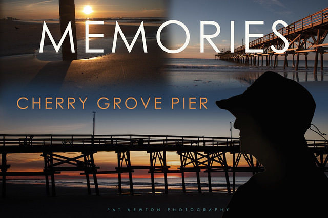 MEMORIES CHERRY GROVE PIER SILHOUETTE