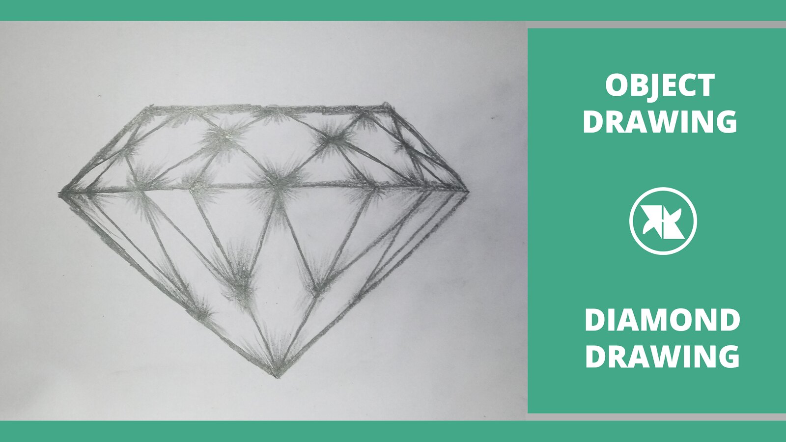 How To Draw A Diamond Step By Step - Diamond Drawing EASY - Super Easy  Drawing Tutorials - YouTube
