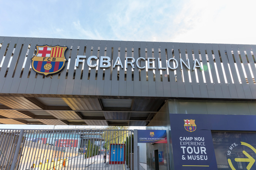 New FC Barcelona Camp Nou Stadium Football Club Fridge Magnet 45mm x 70mm Spain 