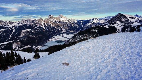 austria viewpoint view mountains alps snow ski winter