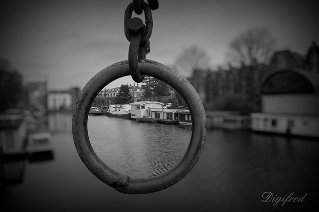 Amsterdam through a ring.