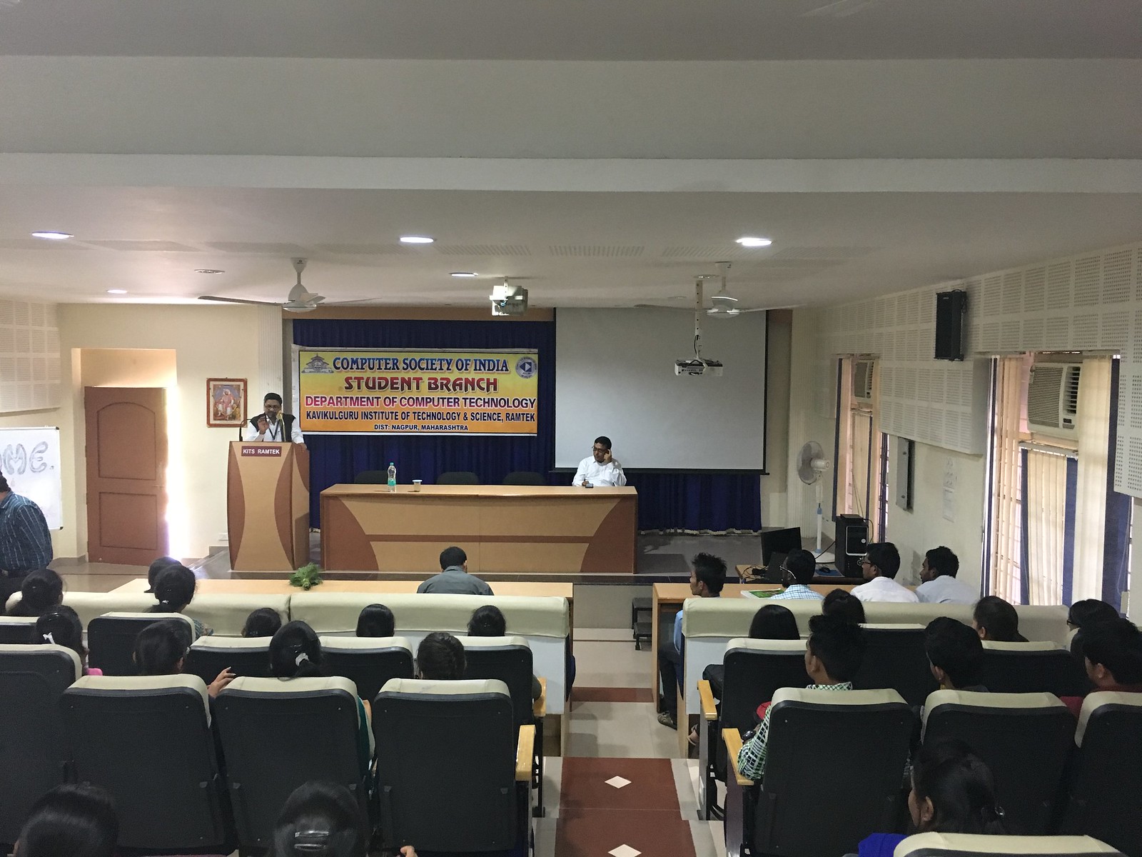 Lecture by Mr.Madan Tiwari Managing Director, Masstech Computers,Nagpur.
