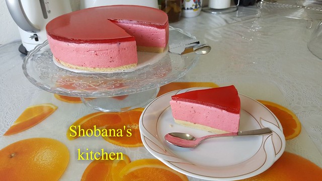 Raspberry mousse cake / Mousse cake / Valentine's day special / Valentine's day dessert