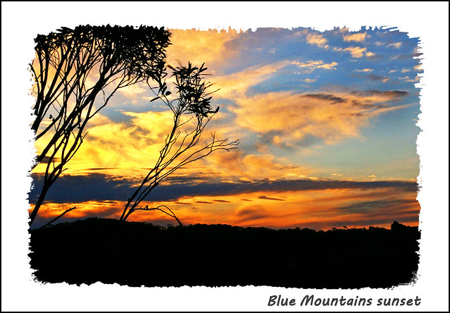 Blue Mountains sunset