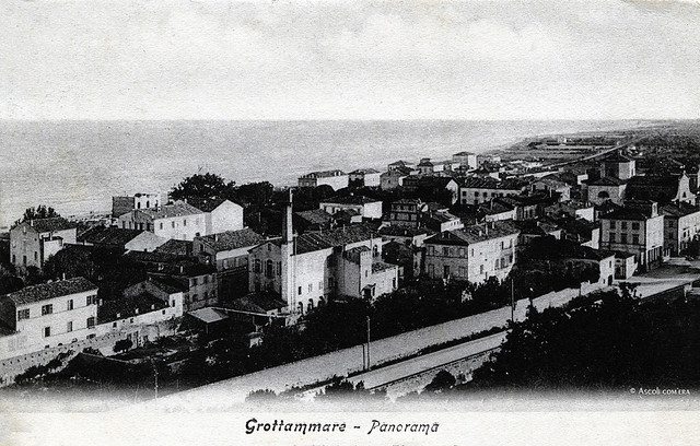 Ascoli com'era: Grottammare, panorama (<1914)