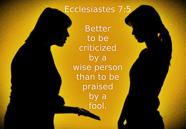 Ecclesiastes 7:5