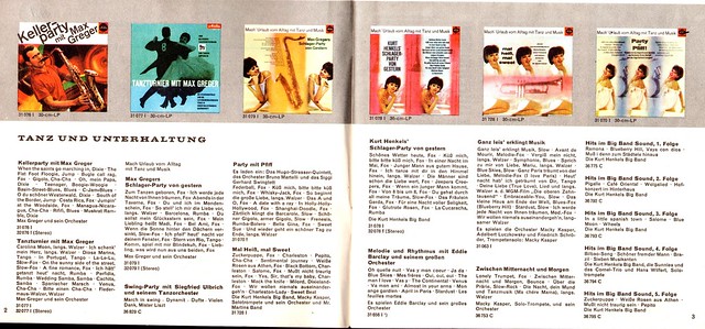 1962 - Dezember - Ariola - Langspielplatten Auslese - Werbe Flyer - Seite 2+3