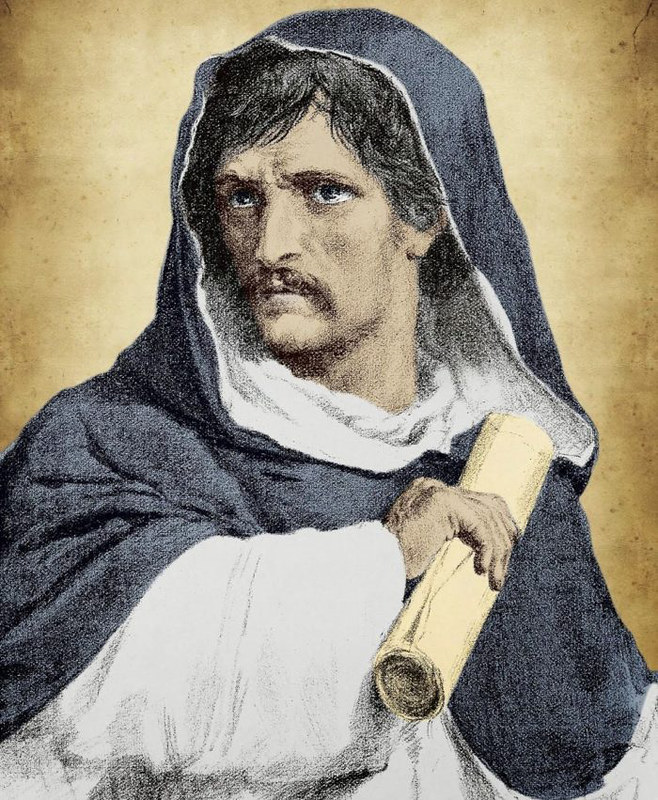 Znalezione obrazy dla zapytania Giordano Bruno