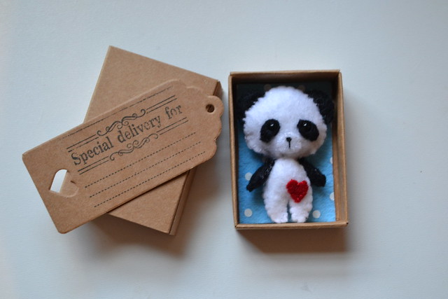 Panda in a matchbox