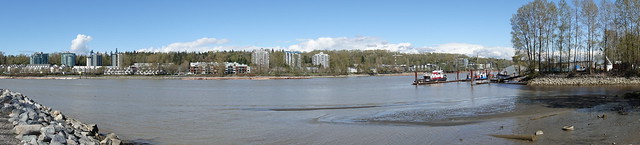 Low tide on the North Arm of the Fraser River