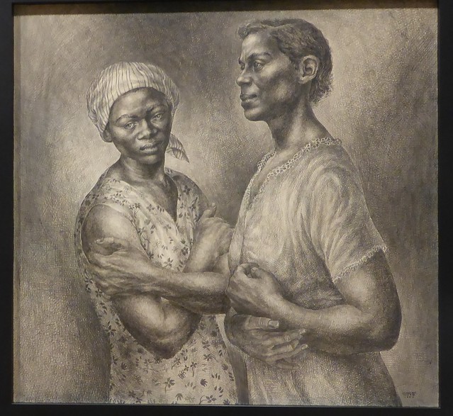 Chicago, Art Institute, Oh Mary, Don't You Weep, 1956 (Artist: Charles White)