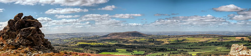 shropshire stiperstones landscape sky hills