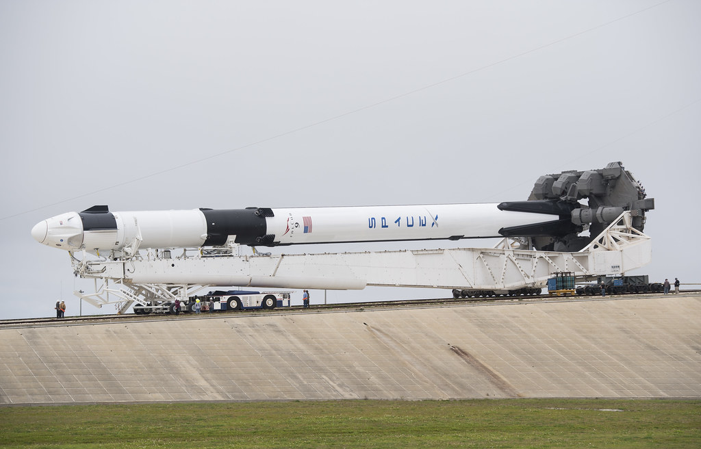 SpaceX Demo-1 Rollout (NHQ201902280006)