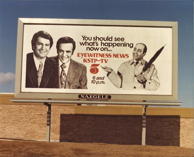 KSTP-TV Eyewitness News Billboard, 1974
