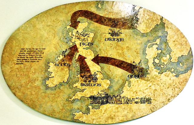 Map showing Scottish origins