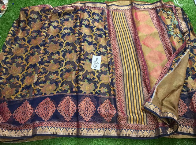 Buy Online Braso Sarees | beautiful light weight braso sarees with gold designer border | CF Sarees | CF Brand | City Fashions