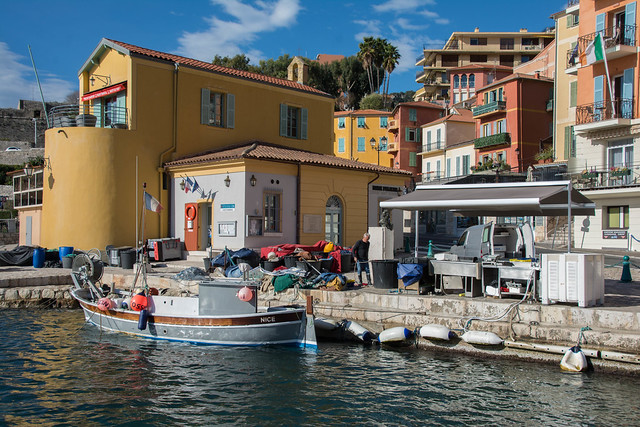 Fishing Boat and Fish Stall, Villefranche-sur-mer