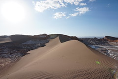 The Great Dune (Gran Duna), the Valley of the Moon (Valle de la Luna), San Pedro de Atacama, the Atacama Desert, Chile.