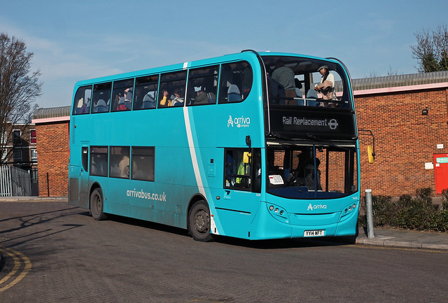 SWR Rail Replacement, Arriva The Shires, 5459, YY14WFT