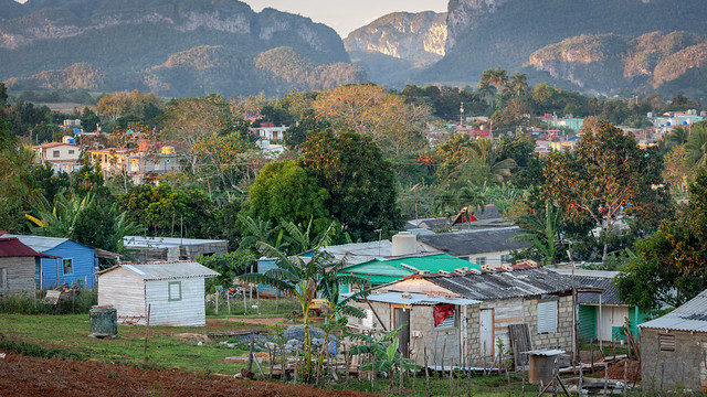 Overview of Viñales Town