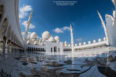 The beautiful Sheikh Zayed Grand Mosque