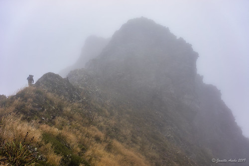 arthurrange kahuranginationalpark nz newzealand southisland tasmannz atmospheric clouds cloudy fog hike hiking mist misty moody tramp tramping