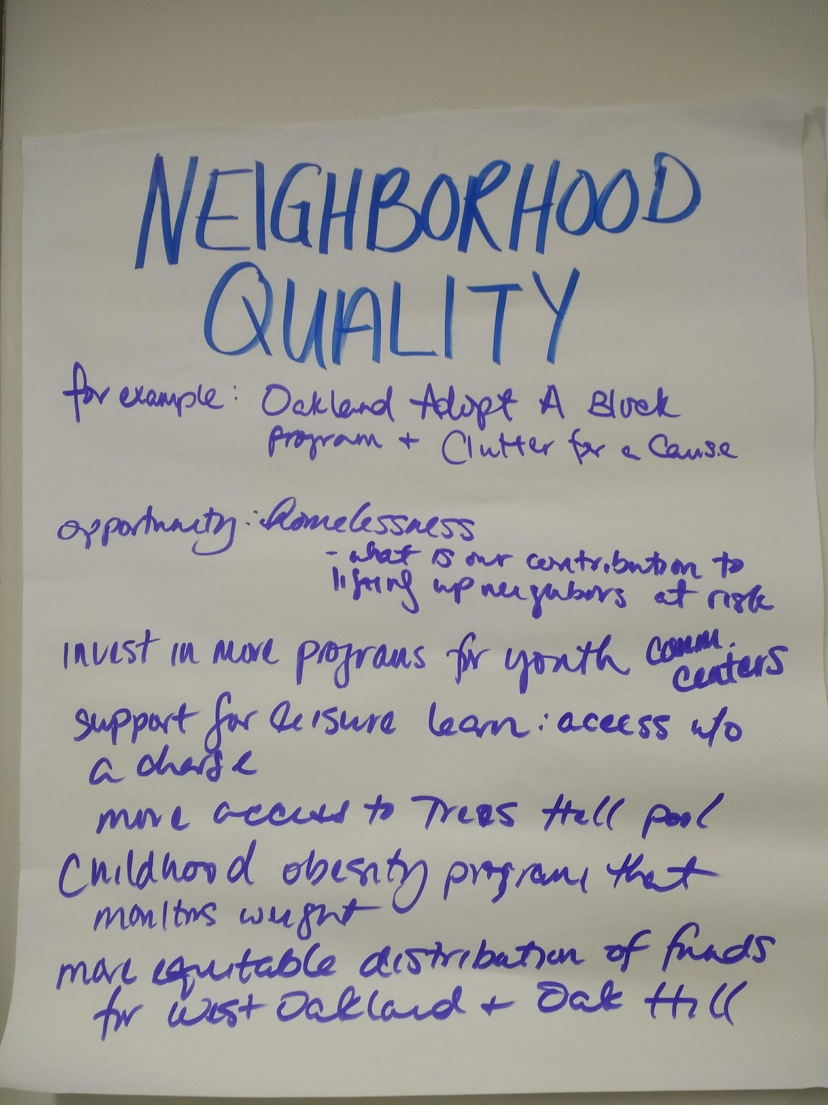 IMP Neighborhood Quality