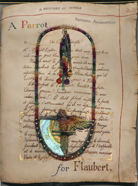 'A Parrot for Flaubert' neckpiece, England, London, 2012, designed and made by Kevin Coates