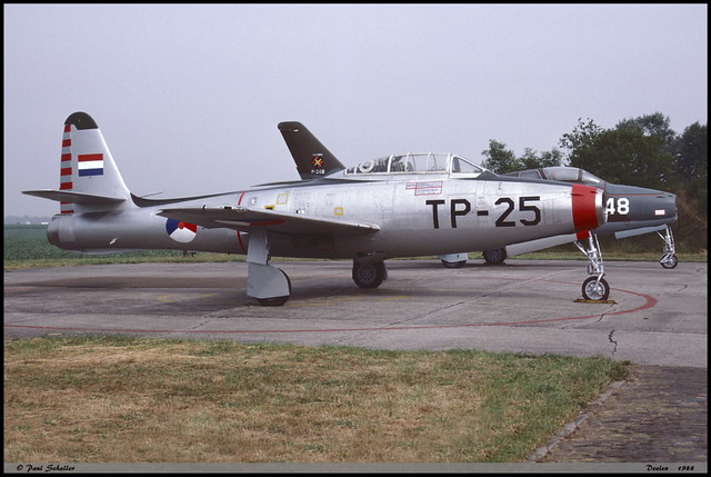 F84 E TP-25 Deelen juillet 1988