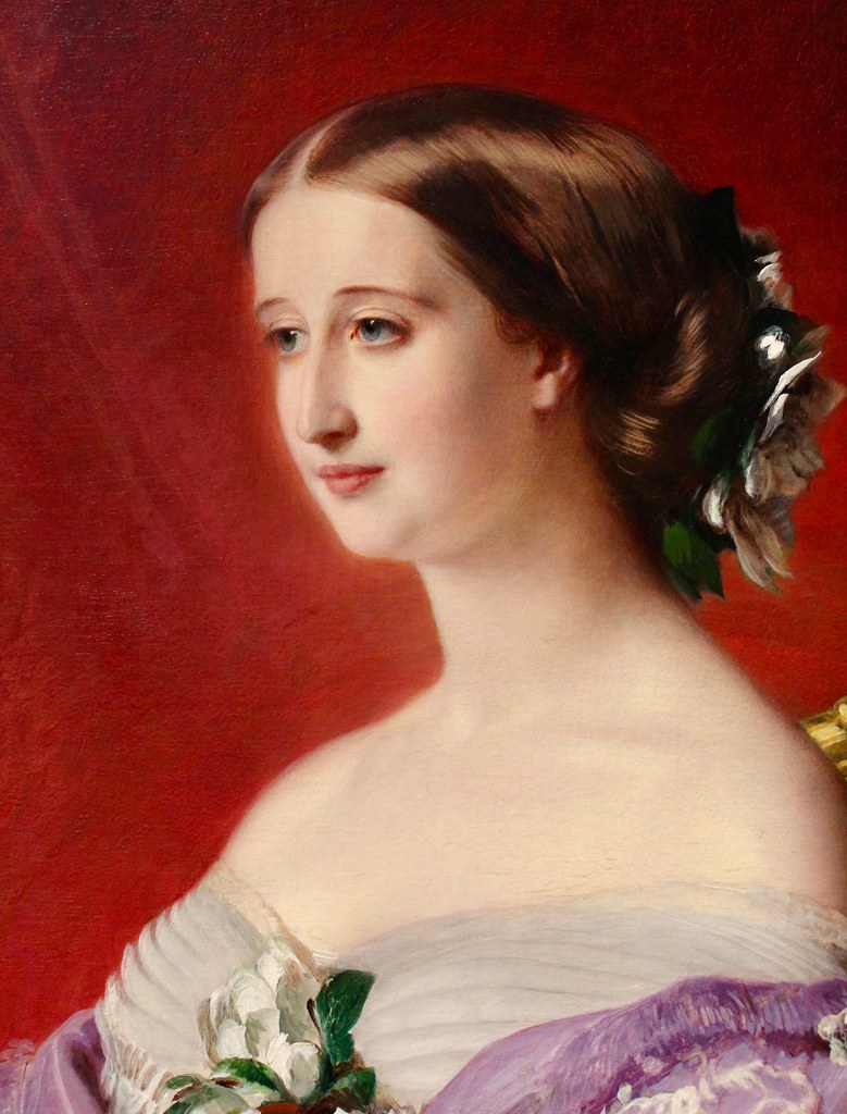 Empress Eugénie (detail), Franz X. Winterhalter (1805 - 187…