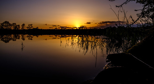 reflection sunset twighlight reservoir landscape fujifilm fuji xt2