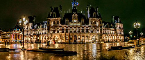 Hotel de ville de Paris panorama | il faisait 1 °C , et le v… | Flickr