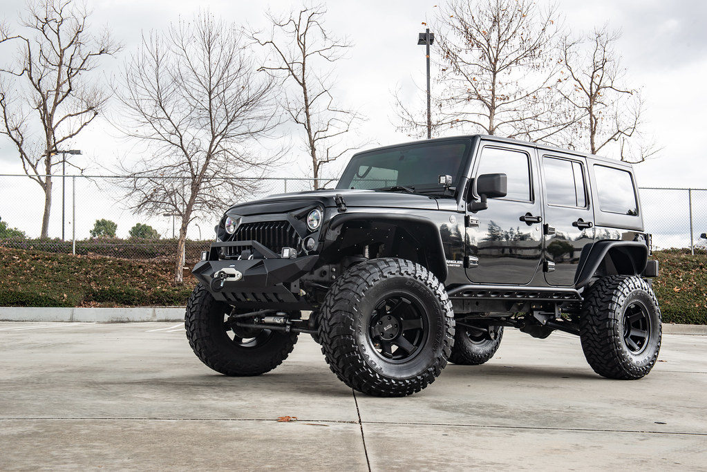 The Shop OC Jeep Wrangler JKU on Black Rhino Raze super de… | Flickr