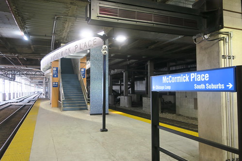 Entrance to platform at McCormick Place