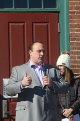 State Rep. Brian Lanoue (R-Griswold, Lisbon, Plainfield, Sterling, Voluntown) held a press conference with Griswold PRIDE at the Griswold Youth Services Building on Saturday, February 16, 2019. Rep. Lanoue has introduced a bill, H.B. 6158, which would expand the CRISIS Initiative into Troop D. The program helps bring law enforcement and health professionals together to combat the opioid epidemic.