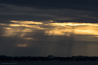 Crepuscular Rays over Quincy