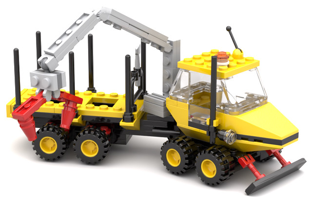 Lego MOC-22450 Log Forwarder in classic 'Town' Style